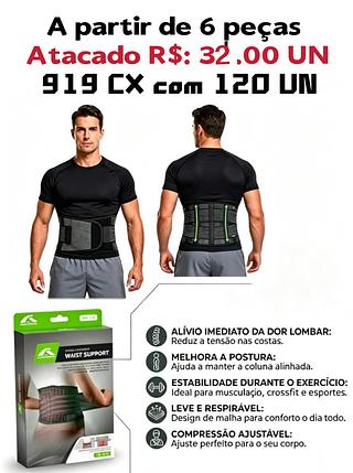 Cinto de suporte lombar